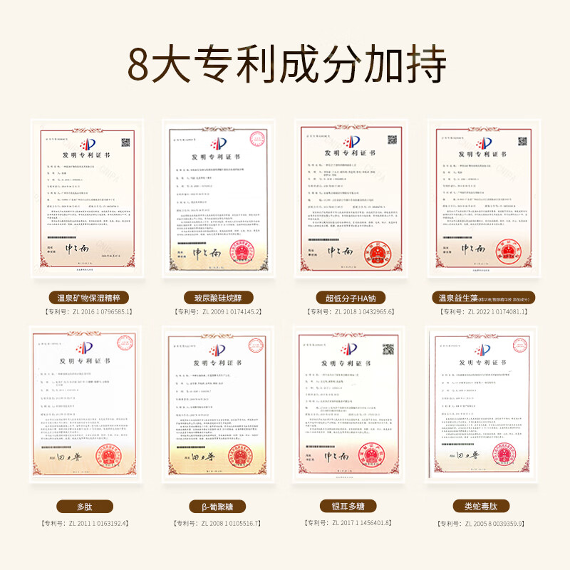 Wenbiquan set of firming double elastic cleansing water cream eye cream skin care cosmetics gift box New Year's gift for girlfriend and boyfriend