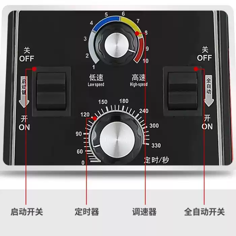 Soy milk machine B2M speed regulator accessories commercial wall-breaking cooking machine 50K knob speed switch B2M speed regulator