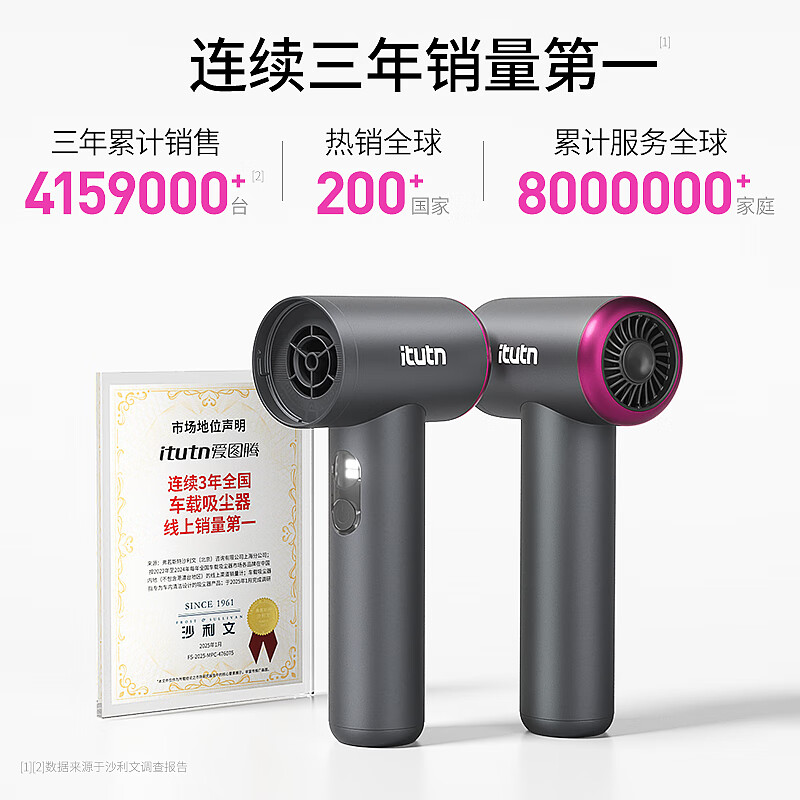 Love Totem Car Vacuum Cleaner High Suction Car Handheld Vacuum Cleaner Wireless Household Small Mini Suction and Blowing Integrated Window Gap Cleaning Company Annual Meeting Gift Lingyue L8