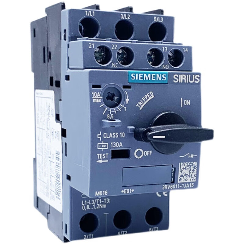 Siemens motor protective circuit breaker 011-1A/B/C/D/E/F/JA10 021-4EA15 0E 0.28-0.4A 3RV6011 current A10