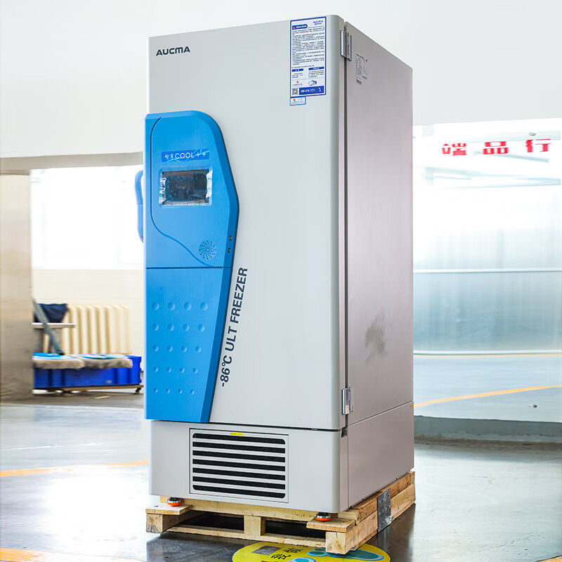 Aucma Medical Ultra-low Temperature Refrigerator-86 Scientific Research Laboratory Vertical Freezer-80 Degree Cryogenic Quick Freezing Commercial Industrial-40 Degree Vaccine Plasma Medical Low Temperature Storage Box 437 Liters -40~-86 DW-86L437T