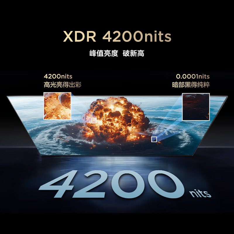 FFALCON Thunderbird TV 65 inches 65 Crane 7 PRO 25 models QD-Mini LED high-end VA backlight partition ultra-low reflection 4200nits flat-panel TV 65R795C