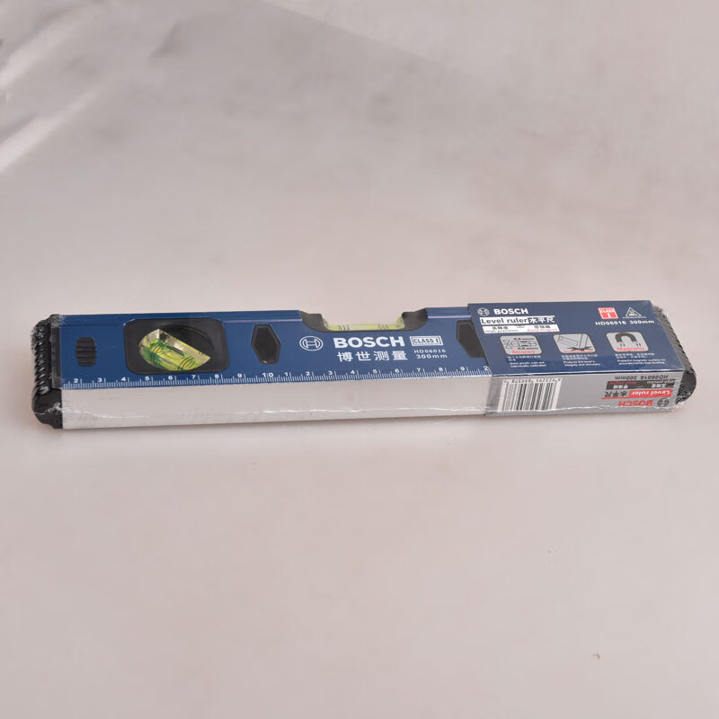 Bosch (BOSCH) level 300mm thickened aluminum profile high-precision bottom magnetic level mini portable measuring instrument level 300mm magnetic HD06016