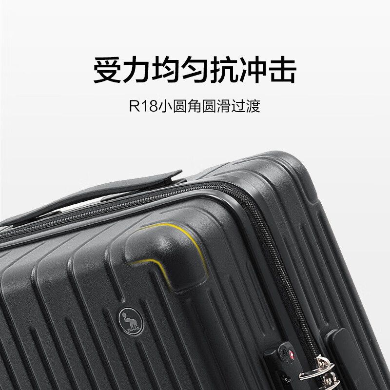 Hermes suitcase trolley case 24-inch suitcase men's large capacity password box women's checked business trip leather suitcase knight black
