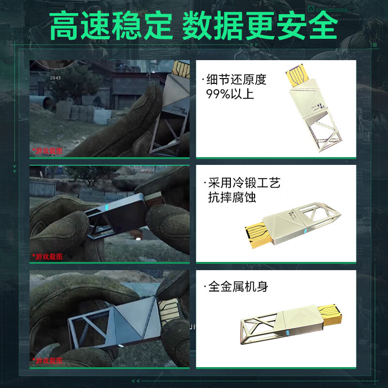 MAILE KID Delta Action Peripheral Big Red Game U Disk Metal Props Quantum Storage Boy Birthday Gift Toy