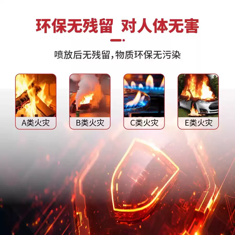 Suspension hot aerosol automatic fire extinguishing device high pressure cabinet low voltage cabinet small space aerosol fire extinguisher 300g square aerosol protection space 3m