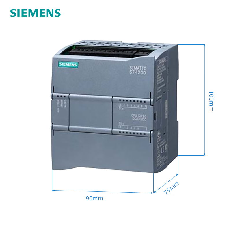 Siemens S7-1200PLC compact CPU module 6ES7212-1AE40-0XB0,1212C,DC/DC/DC, 8DI/6DO/2AI