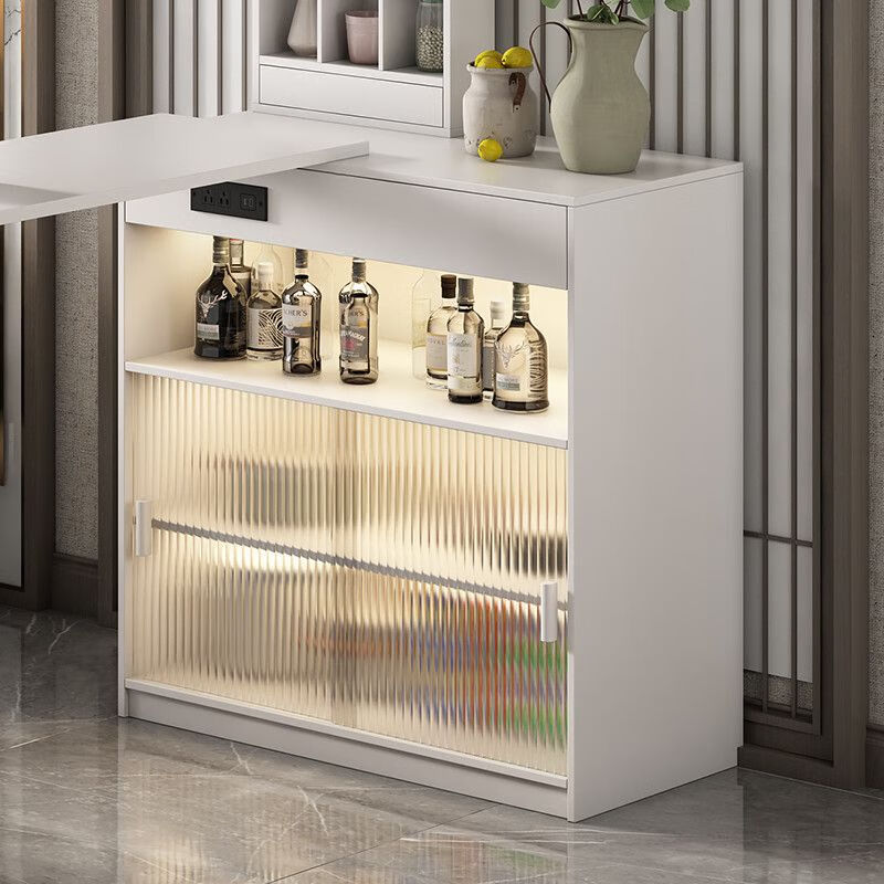 Mikeyou bar counter black cream style home island dining table living room balcony partition cabinet sofa side cabinet small apartment sideboard installation included light luxury black bar counter