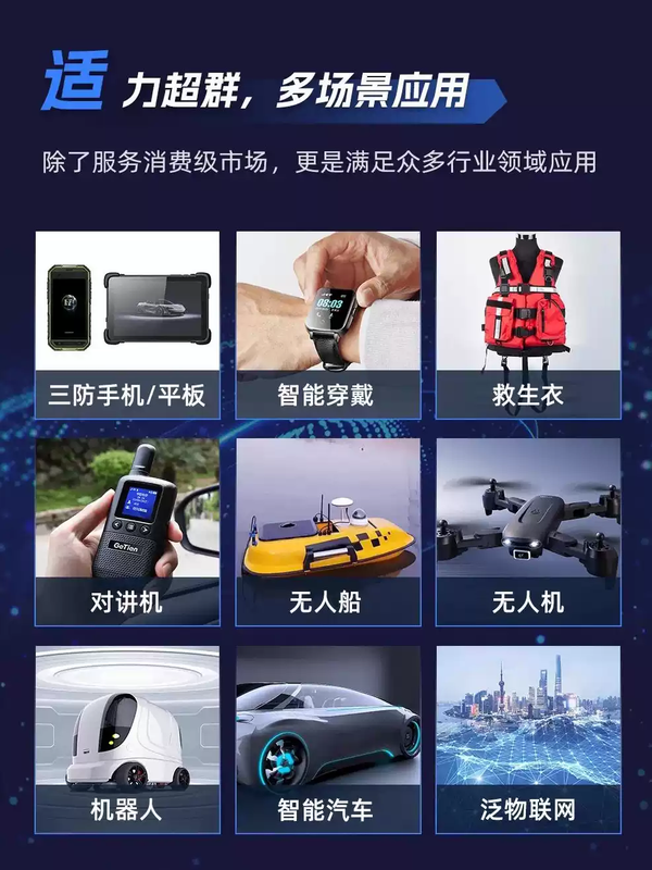 Hailiao Bei San short message miniaturized low-power communication module Beidou module short message module satellite communication black