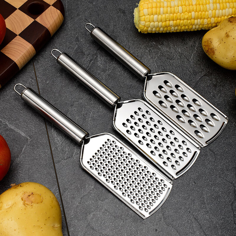 FVFH German multifunctional stainless steel grater cheese grater cheese grater vegetable and fruit grater radish grater bow grater small hole grater