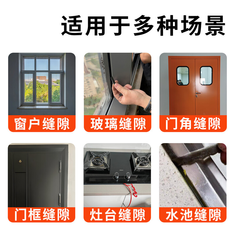 Mileqi windproof tape for door and window gaps without leaving any glue to seal the window artifact. Winter seal strip to prevent wind leakage and warm film. Seamless waterproof and cold-proof film. 50mm wide * 50 meters long. Silver 1 roll.