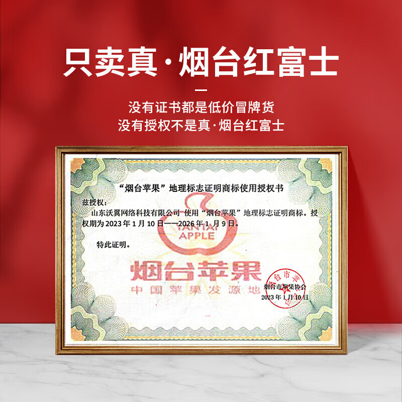 Authentic Yantai fresh apple fruit, 5 jins, 10 jins, seasonal whole box Qixia crispy sweet apple gift box, gift box with 85mm or more high-quality fruit king, highly recommended by the store manager (gift box sent randomly) 10 jins (net weight 9 jins)
