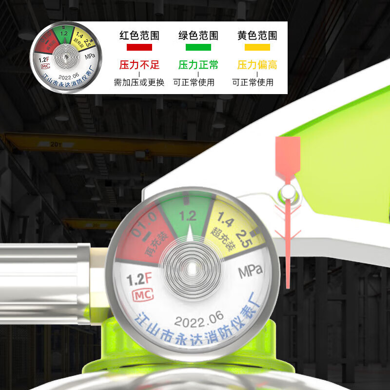 Zhe'an Guangxiao perfluorohexanone fire extinguisher high-end car-mounted portable suspended heptafluoropropane stainless steel non-magnetic fire extinguishing device clean gas machine room firefighting 1kg portable perfluorohexanone fire extinguisher stainless steel