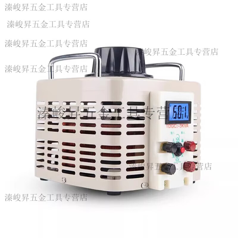 Pupan 220V single-phase voltage regulator AC boost power supply TDGC2-3KW digital display 0-500V adjustable transformer 3 TDGC2-3KVA output 0-300V current 10A output