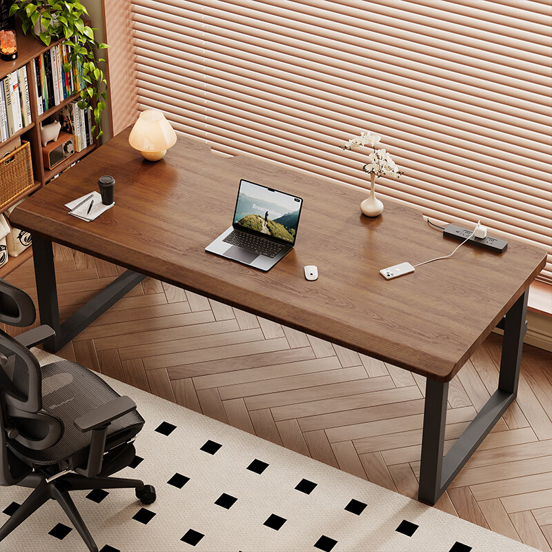 JIAYI solid wood computer desk e-sports table desktop home double desk work table bedroom simple desk study table