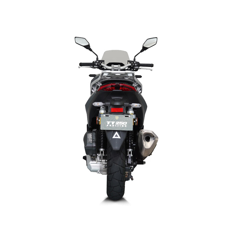 TEYIN TT250ADV fuel scooter long-distance motorcycle Loncin water-cooled engine cement gray 12-month interest-free