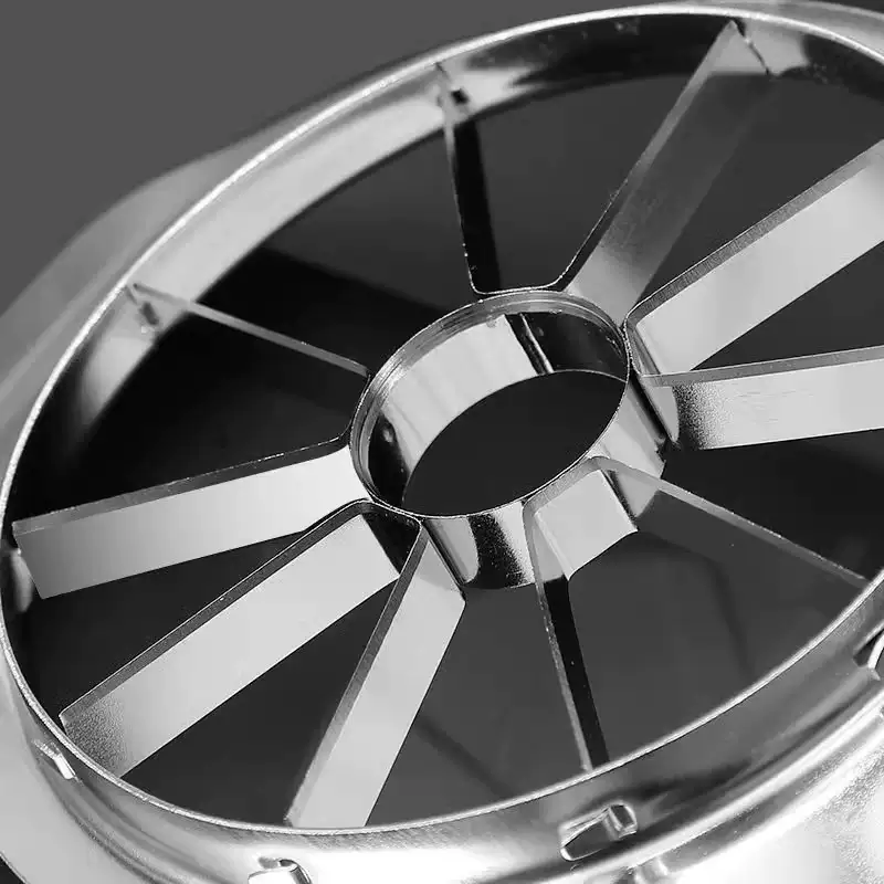 Yusenyi 304 fruit cutter, apple slicer, orange fruit cutter, watermelon fruit cutter, stainless steel cutter, corer cutter (1 piece) green set, stainless steel fruit cutter