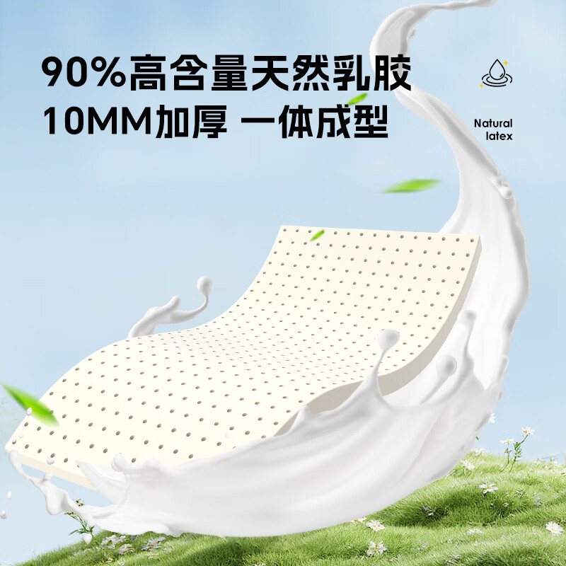 Aichewu Latex Car Rear Mattress Car SUV Back Seat Folding Bed Board Travel Bed Car Sleeping Artifact Mat