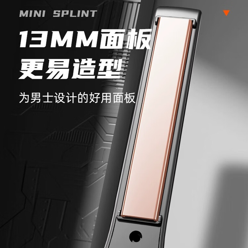 Moxin Curling Iron Hair Straightening Plint Men's Special Straight Plate Does Not Harm Hair Straightening and Curling Dual-Purpose Bangs Straightener Perm Clip Magic 13mm Ten Million Negative Ions as a Gift for Your Boyfriend Flagship Model Black Essential Oil Coating + Five-level Adjustment + Ten Million Negative Ions Free Comb Clip