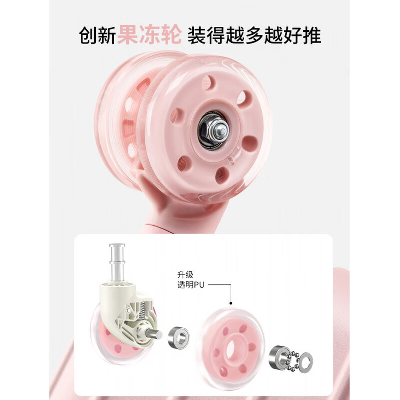 Samsonite Edifier 2025 new suitcase for girls good-looking pink 20-inch check-in suitcase password suitcase hand lotus pink original design jelly wheel 28-inch sports version three portables suitable for long-distance family travel/study abroad/