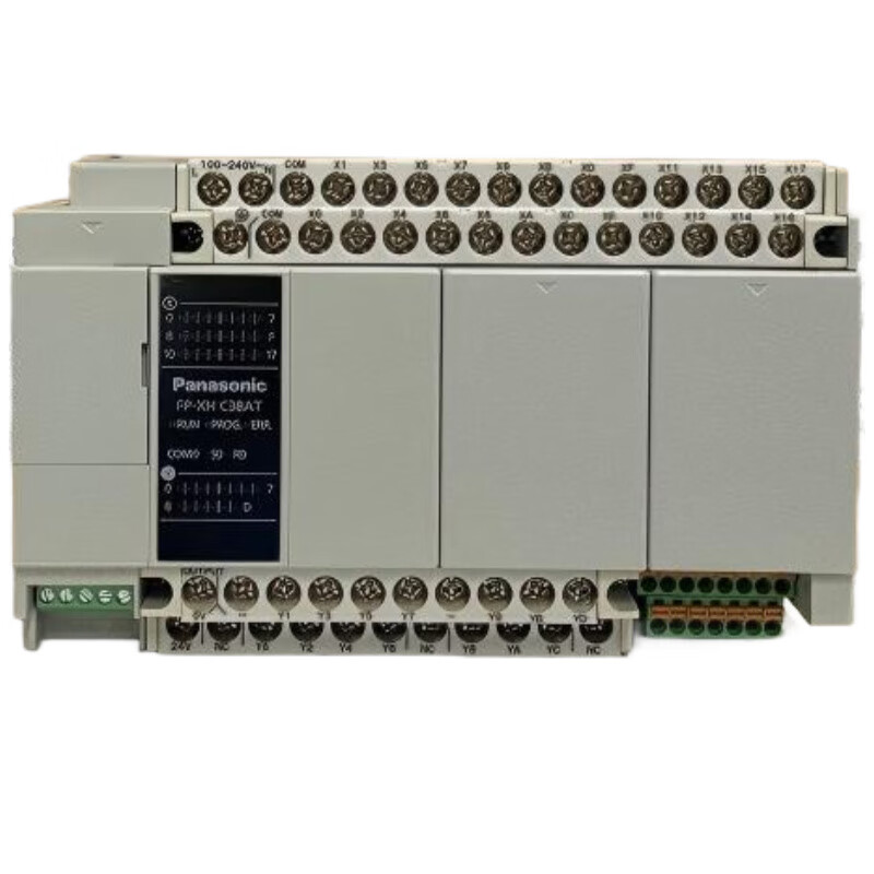 Panasonic PLC controller AFPXHC38AT-F FP-XHC38AT AFPXHC38AT with analog 4 inputs 2 outputs 4 axes 100K IO 24 points input 14 points output