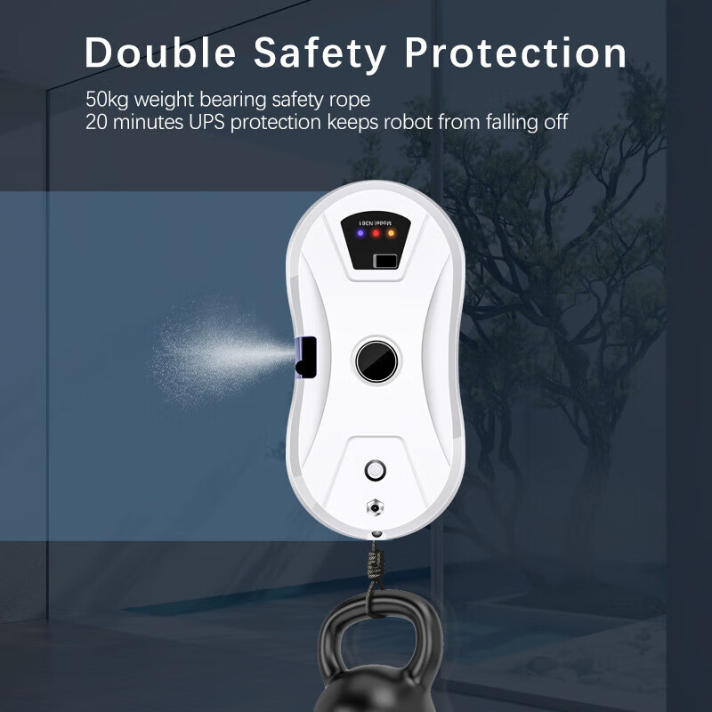 BMOIBMO same style automatic water spray window cleaning robot smart home fully automatic window cleaning electric W14S (unilateral water spray) British regulations