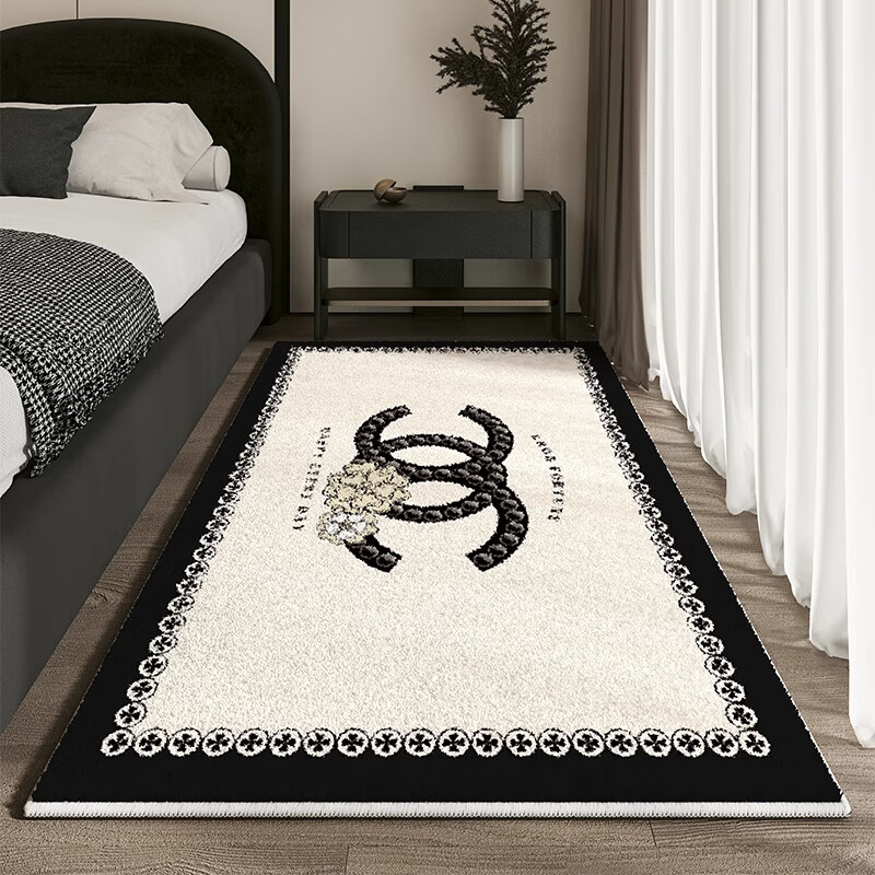 KAYE Bedroom Bedside Blanket Light Luxurious and High-end Room Bed Under and Front Small Cushion Living Room Sofa Coffee Table Blanket Thick Carpet FYR-K Yufeng-01 50X140cm