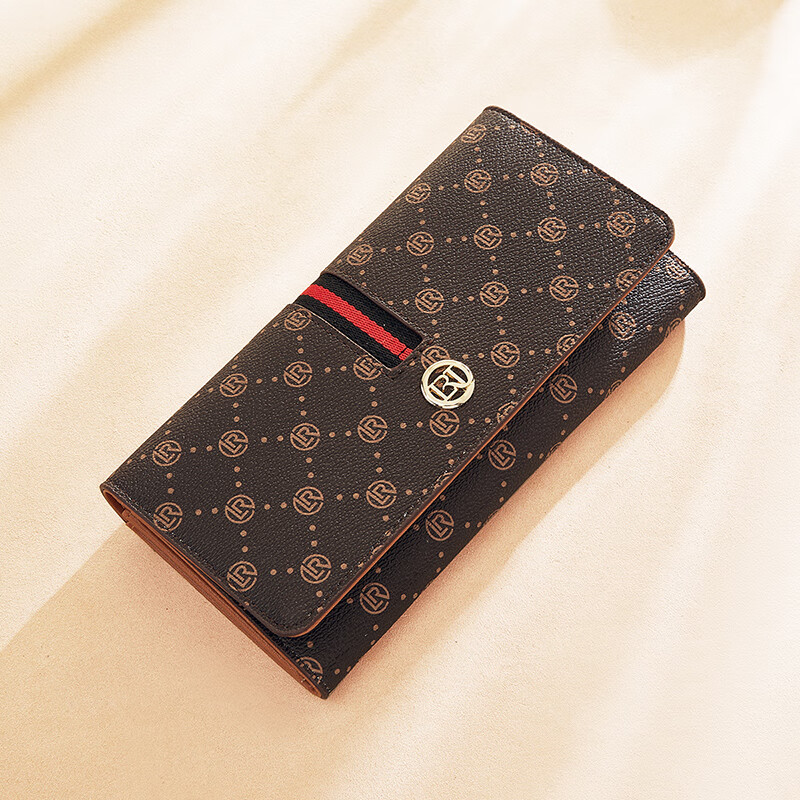 Old lady wallet large capacity long card holder 30% off money bill holder clutch bag coin purse birthday gift for girlfriend