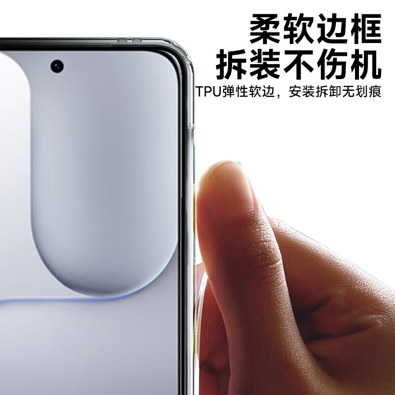 KOOLIFE is suitable for Honor 500 mobile phone case protective cover Huawei honor Honor 500 mobile phone protective case lens all-inclusive simple skin-friendly transparent soft shell that dilutes fingerprints outer back case