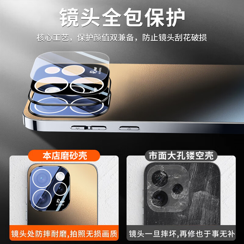 Fanhang suitable for opporeno15 mobile phone case new reno15pro series all-inclusive anti-fall thin frosted protective cover oppo shell sense niche men and women simple high-end por graphite black with lens film all-inclusive | frosted anti-fingerprint backplate OPPO Reno15