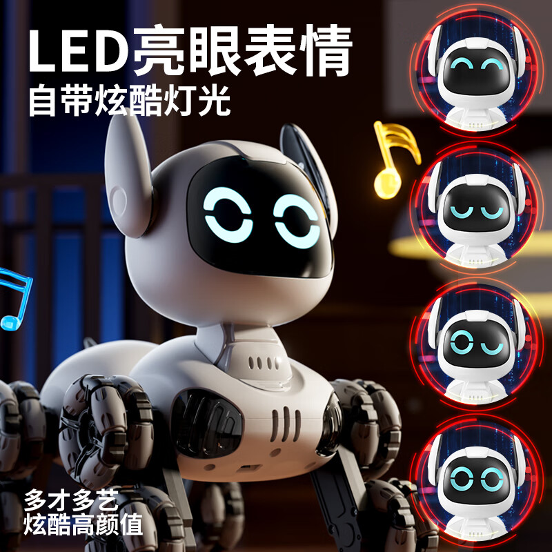 4DRC Robot Dog Toy Boys and Girls Remote Control Car Transformation Robot 3-6-8-10 Years Old Children Boy Birthday Gift
