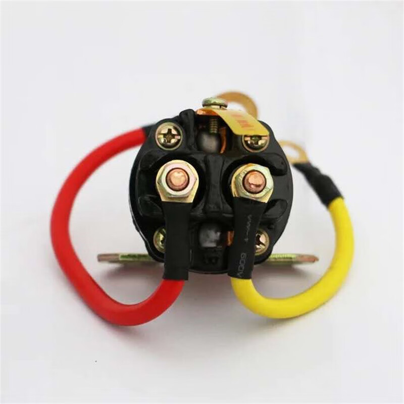 Ouhuayuan 12V/24V deceleration motor starting relay/150A high-power car motor starting relay 24V starting relay thick copper coil