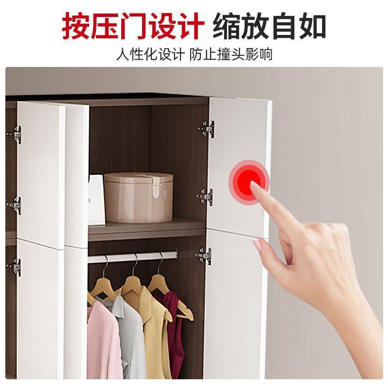 Yusenyi solid wood wardrobe bed integrated tatami household combination multi-functional wardrobe with desk custom-made multi-functional children's bed (light luxury white + oak color) bed + standing cabinet + desk + bookcase + mattress 1200mm*2000mm including installation