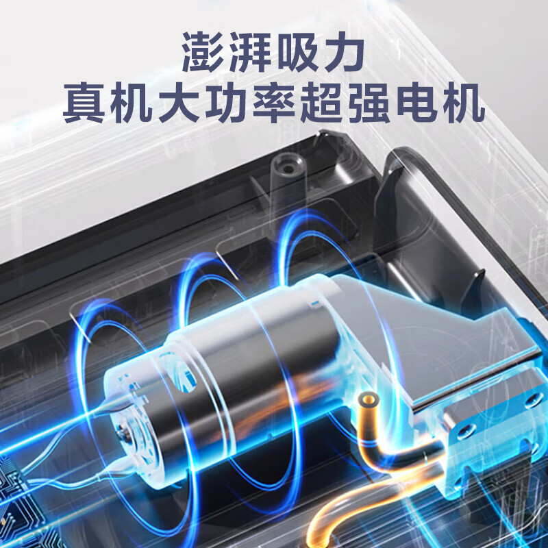 Midea vacuum sealing compressor household commercial small dry and wet dual-use large suction vacuum packaging sealing bacon snacks fresh-keeping fully automatic plastic sealing machine dual-use large suction for merchants