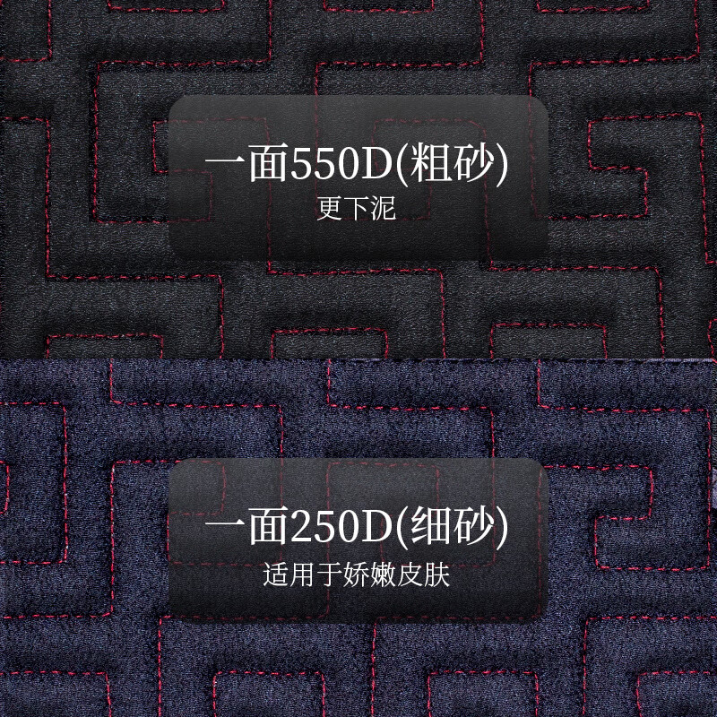 Kuiying (kuiying) men's special bath towel, bath towel, powerful mud rub artifact, household coarse sand long strip back wiping shower gloves for women, black 1 pack, widened and thickened, thick and fine double sand