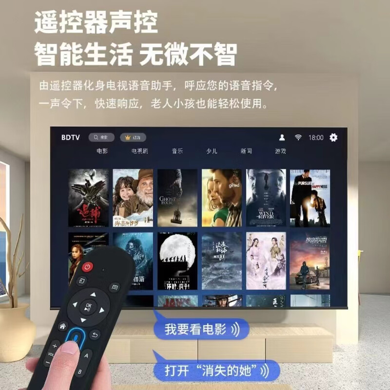 HUIWEl smart screen TV ultra-thin high-definition smart network wifi voice projection living room can be wall-mounted in the bedroom eye protection 75 inches length 145*height 85cm free installation