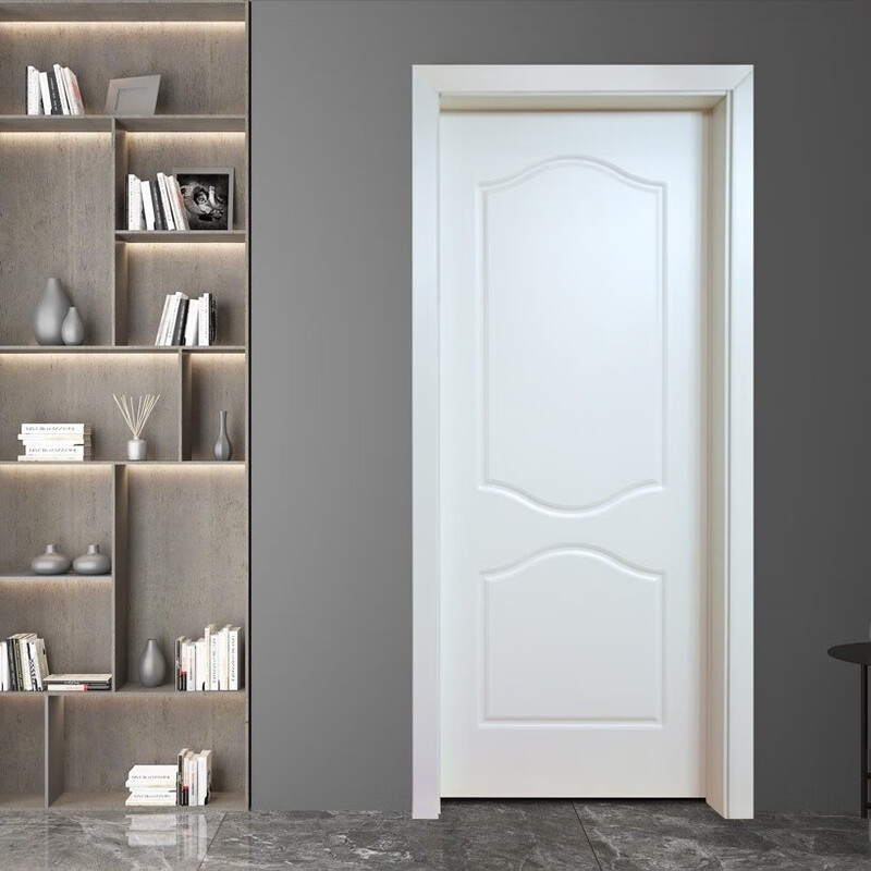 Customized Mexin same style high-end bedroom door, hotel door, soundproof door, wooden door, interior door, solid wood ecological door set door, silent room door, entrance door, invisible door, paint-free door. For single door leaf, please consult customer service to confirm the color/size.