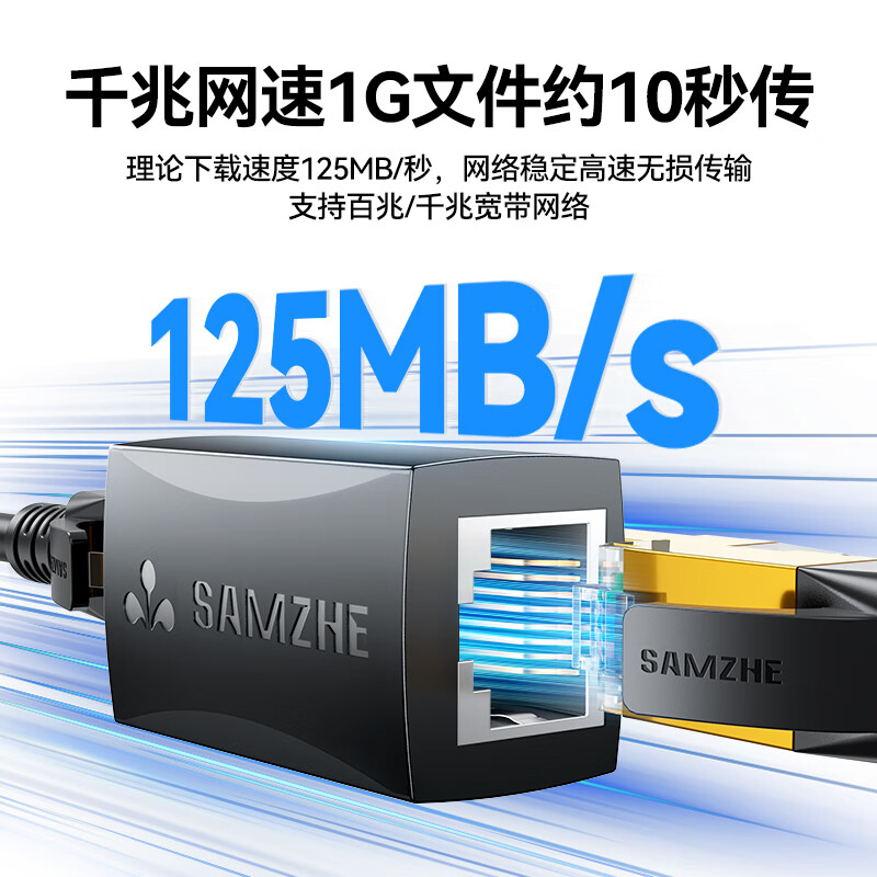 Shanze Network Cable Butt Adapter Gigabit Network Extension Connector Converter RJ45 Network Port Straight Head Crystal Head Module Suitable for Category 5/6/7 Network Cables 10 Pack