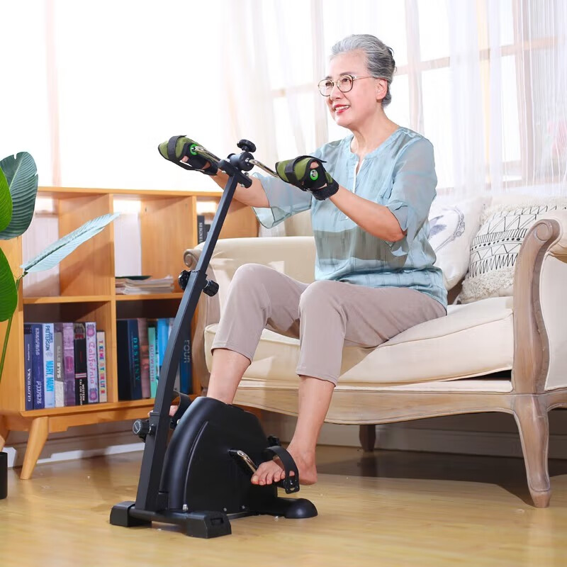 Tongtu Rehabilitation Bicycle Leg Trainer Home Indoor Elderly Hemiplegia Upper and Lower Limb Postoperative Bicycle Exercise Equipment Upper and Lower Limb Bicycle
