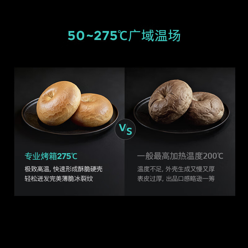 SIEMENS imported from Germany Black Cube professional built-in electric oven 71L 3 degrees temperature control large capacity self-cleaning household pure oven HB534ABR0W