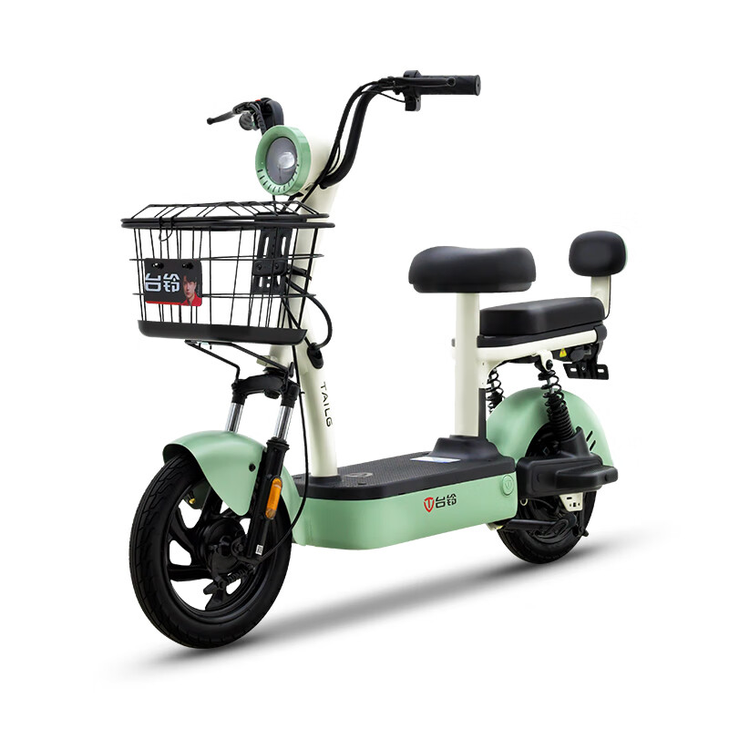 Tailing Electric Bike Store Pickup New Q-Tang Electric Bike New National Standard Licensed Battery Bike Adult Transportation Please go to the store to choose the color