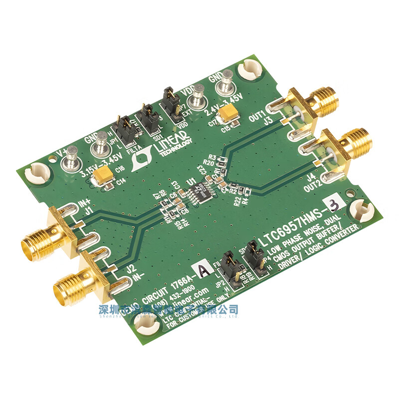 DC1766A-A EVAL BOARD FOR LTC6957-3 Clock Buffer Timing Evaluation Board DC1766A-A