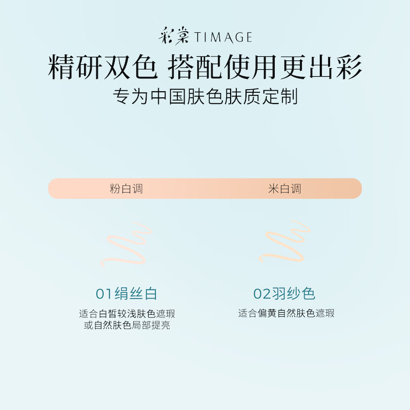 Caitang Concealer Pen 2 Pack Concealer Covers Spots, Acne Marks, Tear Troughs, Nasal Lines, Neck Lines, Dark Circles New Year