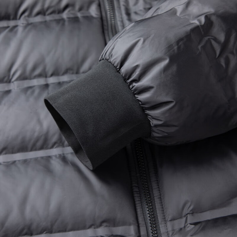 ROMON goose down jacket men's mid-length thickened warm detachable hooded winter coat men's Q26 navy blue 180