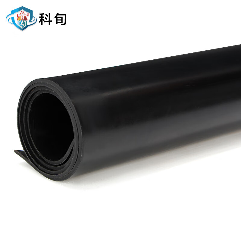 Kexun insulating mat power distribution room black flat 5kv 3mm 1m*1m high voltage insulating rubber mat insulating rubber mat floor mat carpet rubber sheet