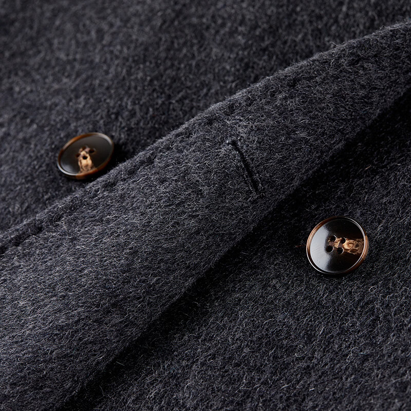 Shandubila wool thickened warm woolen coat for women winter women's small medium and long commuting double-sided woolen coat