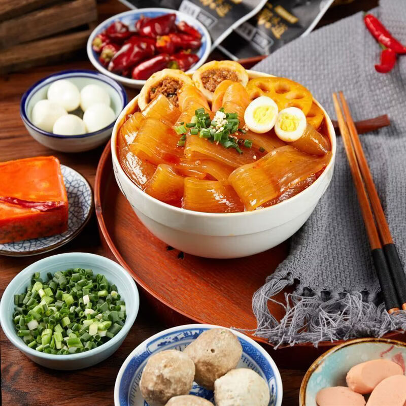 Hot pot Sichuan noodles 100g handmade wide noodles Malatang hot pot no-soaking wide noodles ingredients moisturizing fresh noodles no-soaking hot pot Sichuan noodles 2 bags