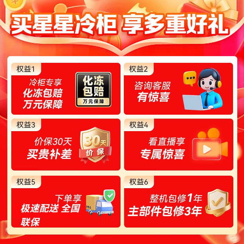 Hueri Sea Freezer 298L Freezer Household Dual Temperature Refrigeration and Freezing Level One Energy Efficiency Frequency Converter Air Cooling Frost-Free Large Capacity Level One Energy Efficiency | 138 Upgraded Frost Reducing, Taste Refreshing/Single Temperature 58L