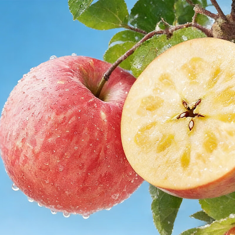 Jingxiansheng Desert Gobi 18 Aksu apples 8 pounds, single fruit 230g, also delivered during the Spring Festival