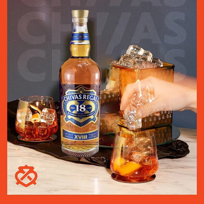 Chivas Regal 18 Years Scotch Blended Whiskey 1000ml 40% Gift Box Imported Wine New Year Gift